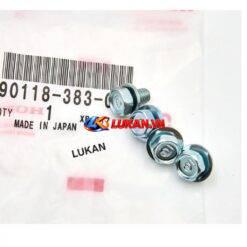 Bộ 4 ốc bắt hộp xích, sên cacte xe DREAM, WAVE.... zin Honda Japan Nhật 93401-0601000, 90118-383-