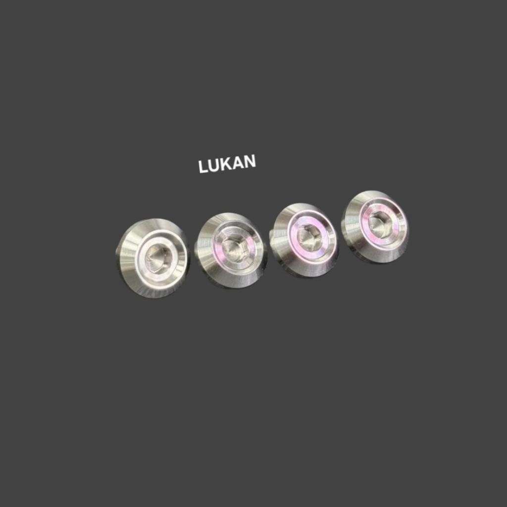 Bộ 4 ốc inox CNC bắt hộp xích, sên cacte xe DREAM, WAVE, FUTURE.... - Ảnh 2