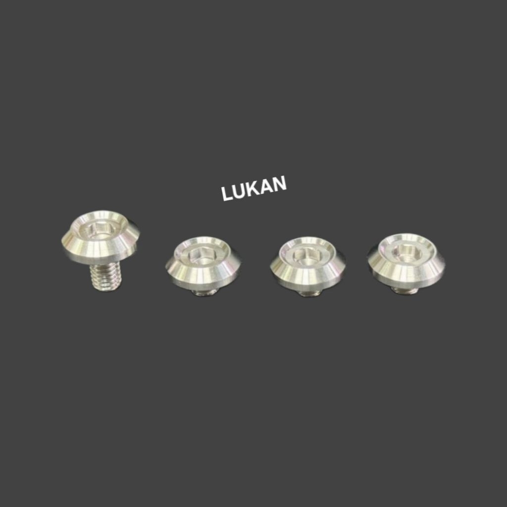 Bộ 4 ốc inox CNC bắt hộp xích, sên cacte xe DREAM, WAVE, FUTURE.... - Ảnh 3