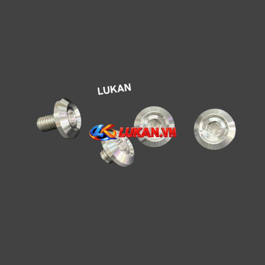 Bộ 4 ốc inox CNC bắt hộp xích, sên cacte xe DREAM, WAVE, FUTURE.... - Ảnh 5