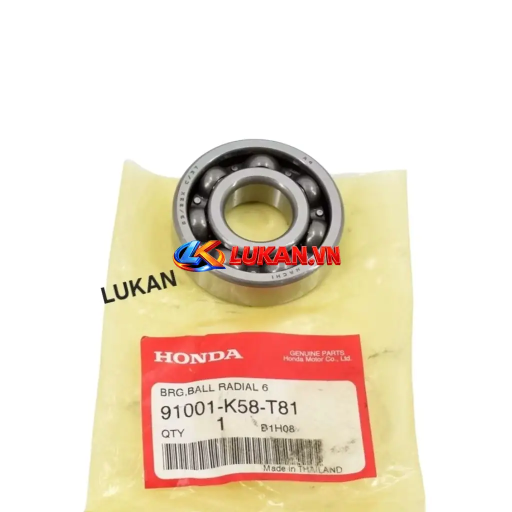 Vòng bi, bạc đạn dên trục khuỷu, biên WAVE S110, RSX, BLADE, A110... 63/22 zin 91001-K58-T81, KWS-901