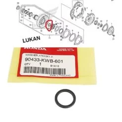 Đệm phẳng, lông đền chuông bố 3 càng WAVE S110, RSX, BLADE, A110... zin 90443-KWB-601