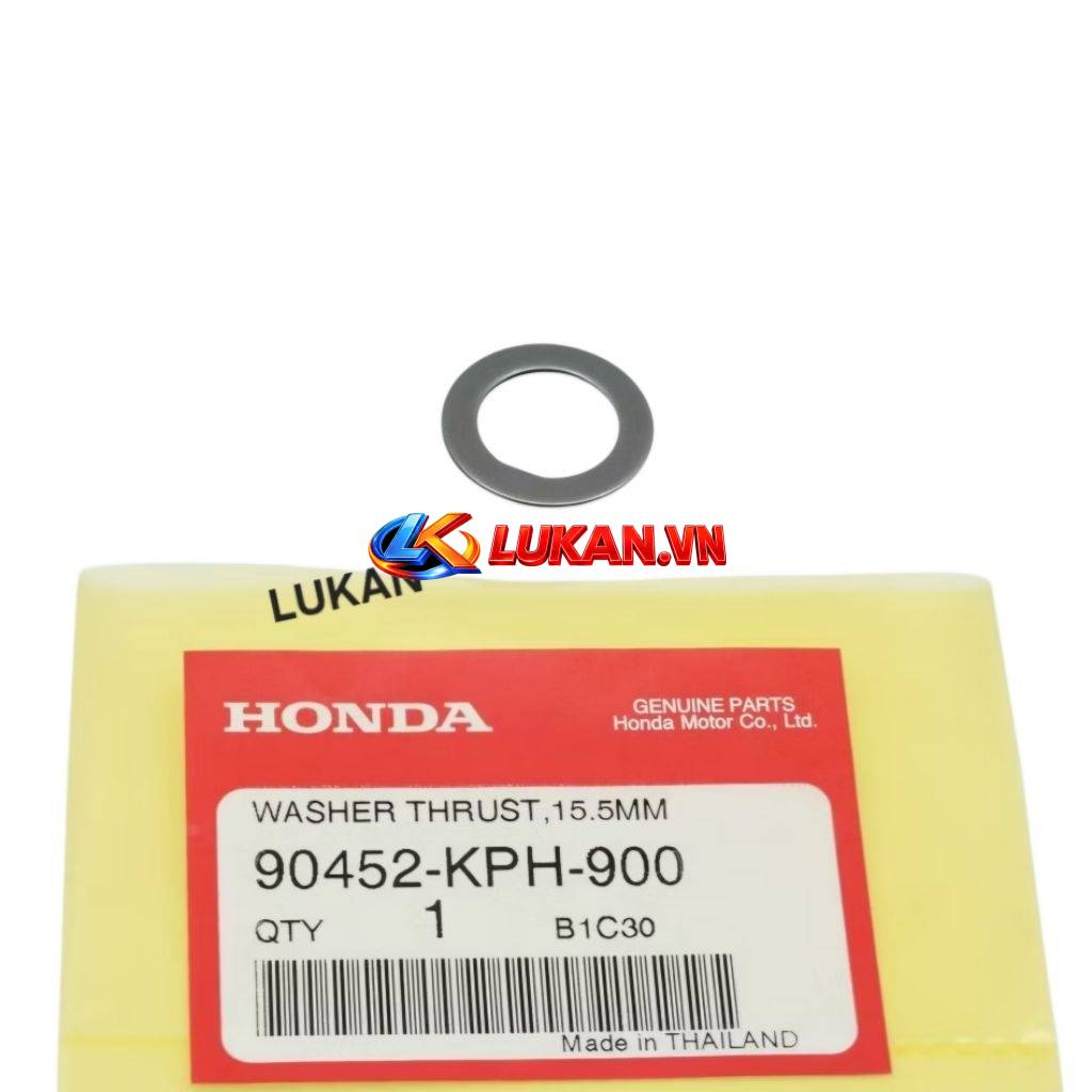 Đệm phẳng, lông đền cốt giò đạp FUTURE 2, NEO, MẬP, LED 125... 15,5 zin 90452-KPH-900