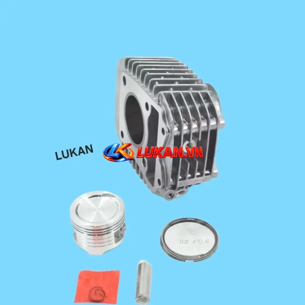 Bộ lòng, nòng hơi xi lanh xe FUTURE MẬP, LED, MSX 125... luôn piston bạc 52mm