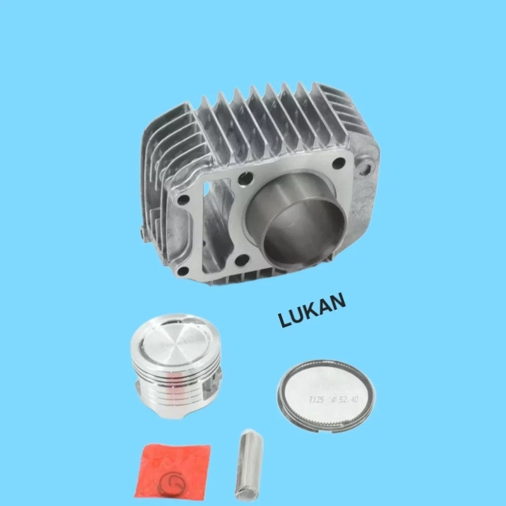 Bộ lòng, nòng hơi xi lanh xe FUTURE MẬP, LED, MSX 125... luôn piston bạc 52mm - Ảnh 4