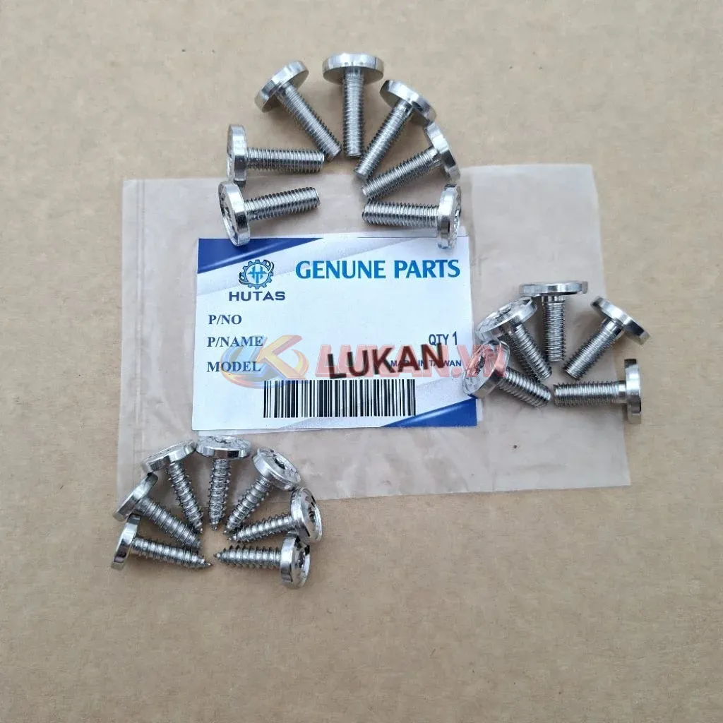 Bộ 19 ốc inox, vít bắt nhựa dàn áo CNC xe WAVE, FUTURE, WINNER.... - Ảnh 3