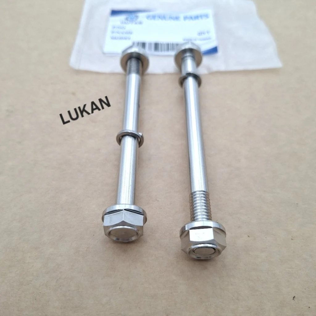 Cặp ốc cốt treo máy inox, bu lông CNC xe WAVE Thái, ALPHA, ZX, FUTURE 1, RS, S100....