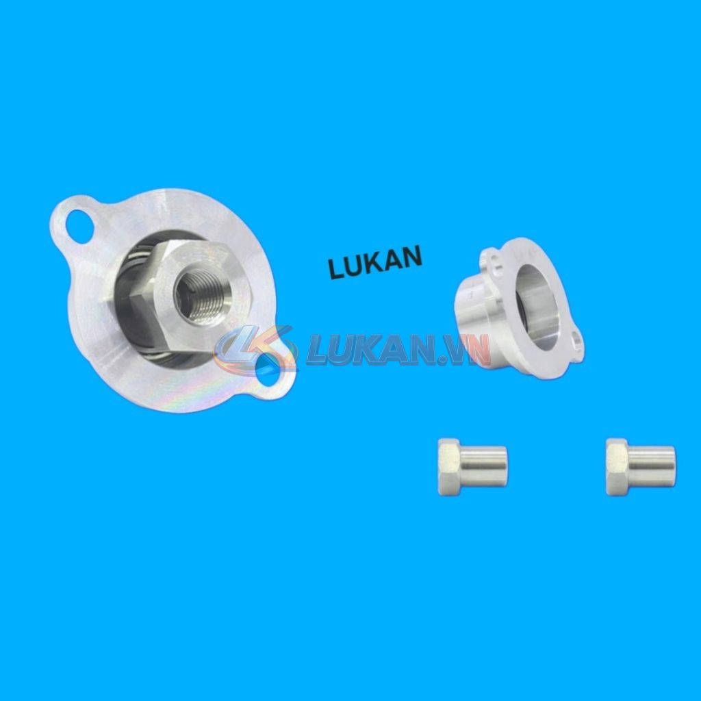 Ốc CNC chống gãy cốt dên, vô lăng xe DREAM, WAVE... có bạc đạn định tâm - Ảnh 2