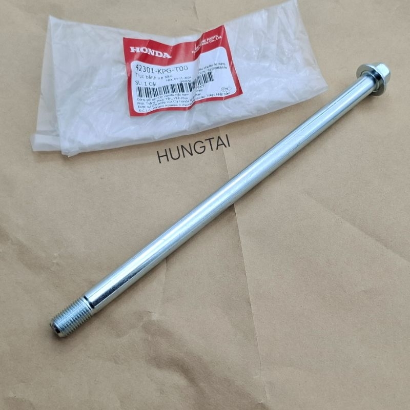 Trục cốt đùm bánh sau xe FUTURE MẬP, LED 125... zin Honda 42301-KPG-T00 - Ảnh 4