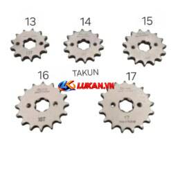 Bánh răng, cốt nhông xích tải WINNER, SONIC 150.... 13, 14,15,16,17