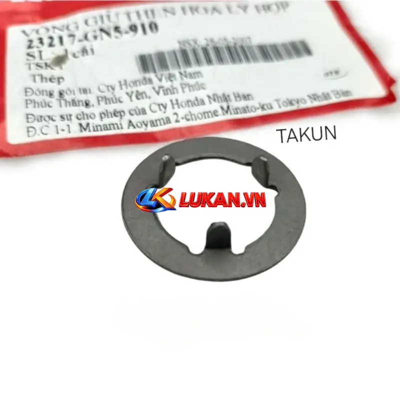 Đệm khóa, 3 chân cốt nhông nồi côn, ly hợp DREAM, WAVE, FUTURE... zin 23217-GN5-910
