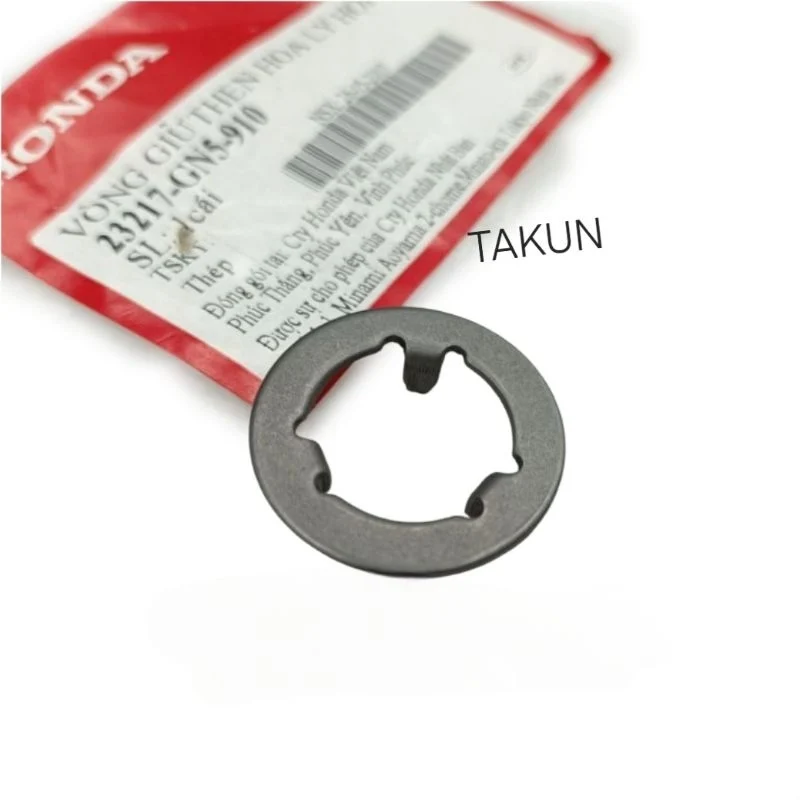 Đệm khóa, 3 chân cốt nhông nồi côn, ly hợp DREAM, WAVE, FUTURE... zin 23217-GN5-910 - Ảnh 3
