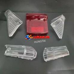 Bộ nắp chụp võ đèn hậu, xi nhan xe DREAM trắng trong suốt