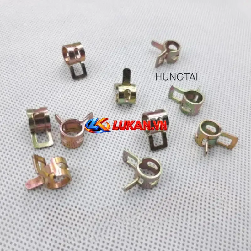 2 kẹp ống thông hơi, pô e lọc gió xe DREAM, WAVE, FUTURE ... 6mm