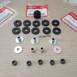 Bộ ốc đệm cao su bản lề yên WAVE Thái, ALPHA, FUTURE 1... zin Honda