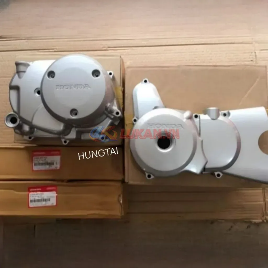 Bộ 4 ốp nắp lốc máy Super DREAM, WAVE, FUTURE 1... zin Honda - Ảnh 2