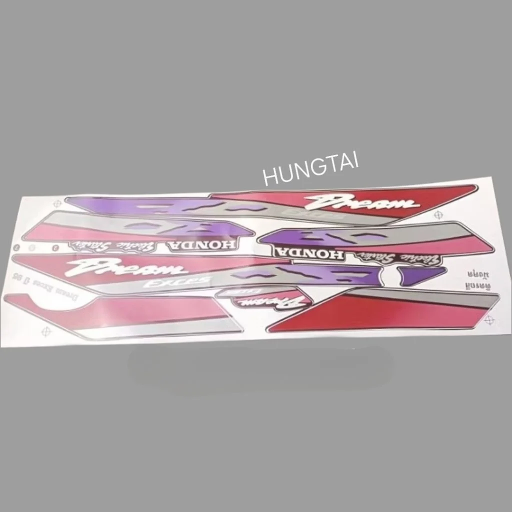 Bộ tem dán xe DREAM Lùn exces 95 nâu hàng Thái xịn - Ảnh 4