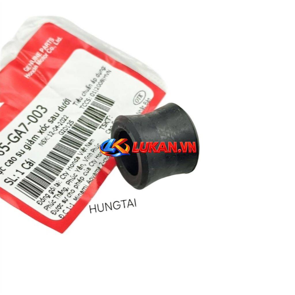 Bạc cao su phuộc nhún, giảm sóc dưới DREAM, WAVE, FUTURE... zin 52485-GA7-003 - Ảnh 2