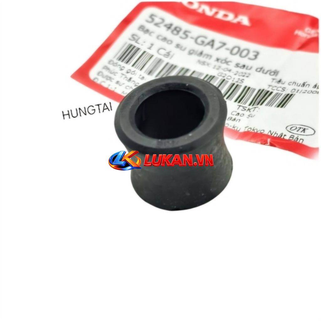 Bạc cao su phuộc nhún, giảm sóc dưới DREAM, WAVE, FUTURE... zin 52485-GA7-003 - Ảnh 3