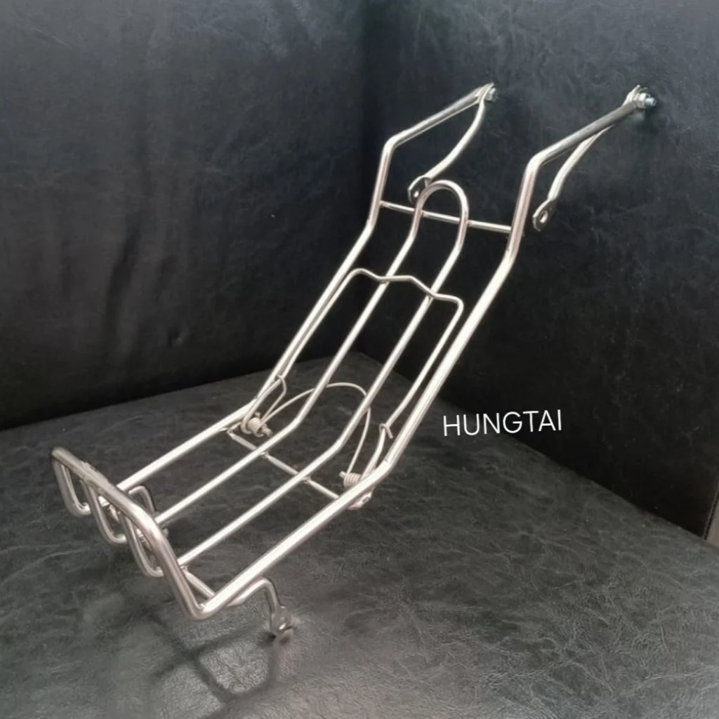 Baga giữa inox sườn xe DREAM dày 8li, mẫu chuẩn. kẹp để đồ - Ảnh 2