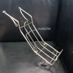 Baga giữa inox sườn xe DREAM dày 8li, mẫu chuẩn. kẹp để đồ