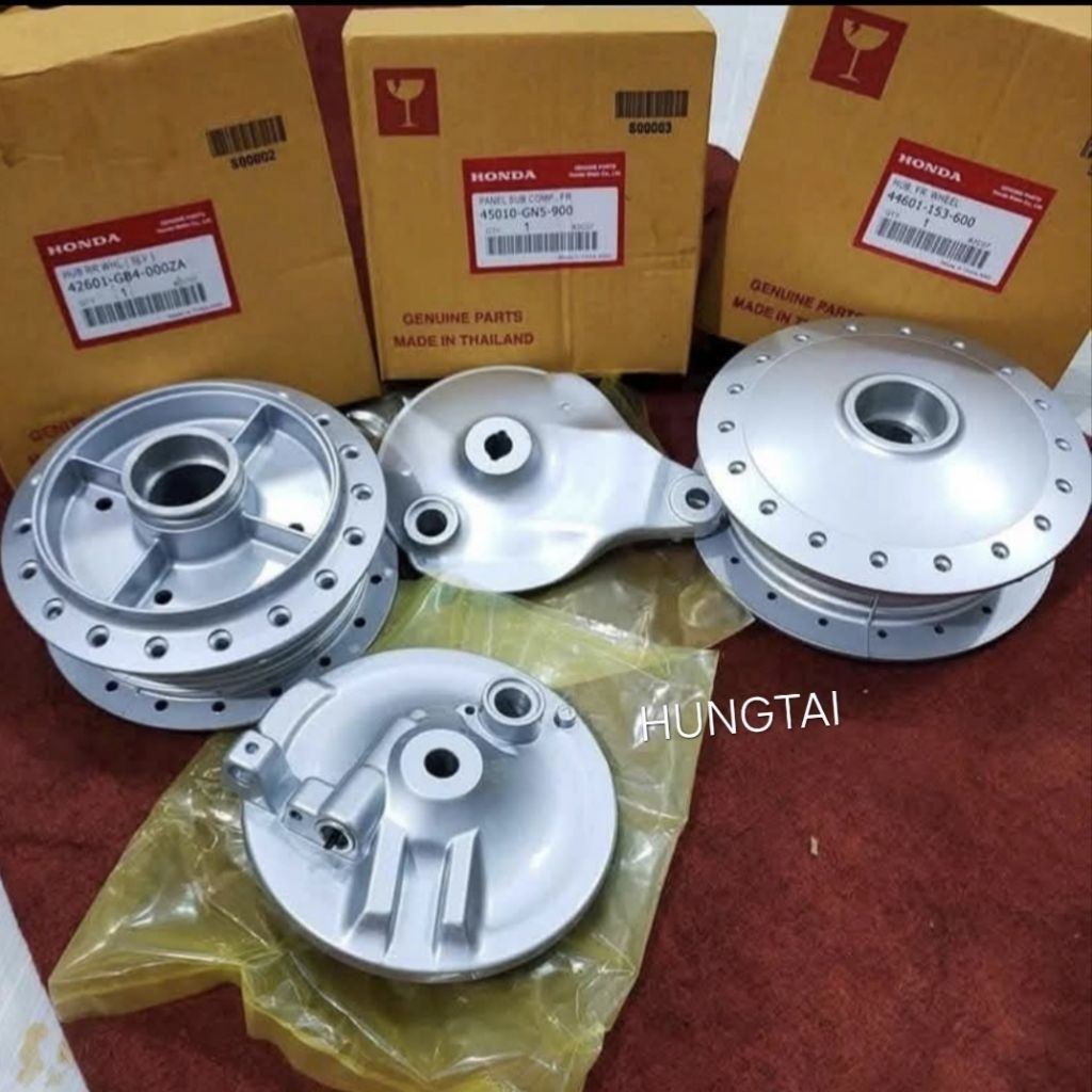 Bộ pass má đùm, moay ơ bánh trước sau DREAM Thái zin chính hãng - Ảnh 2