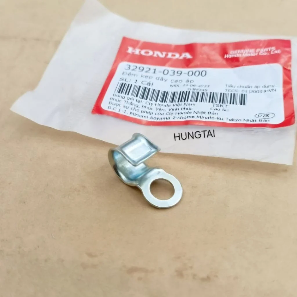 Pass kẹp, đỡ dây mopin sườn, bugi DREAM, WAVE, FUTURE... zin 32921-039-000 - Ảnh 3