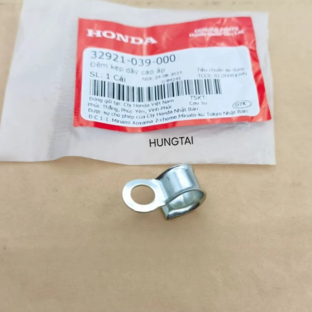 Pass kẹp, đỡ dây mopin sườn, bugi DREAM, WAVE, FUTURE... zin 32921-039-000 - Ảnh 4