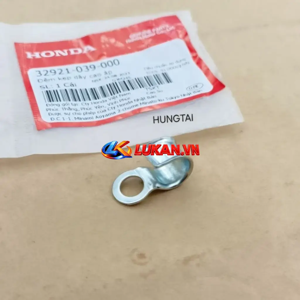 Pass kẹp, đỡ dây mopin sườn, bugi DREAM, WAVE, FUTURE... zin 32921-039-000 - Ảnh 5