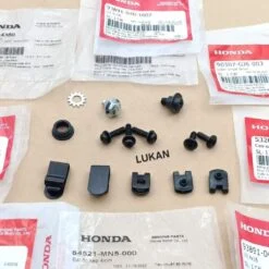 Bộ ốc, vít kẹp nhựa võ đầu đèn WAVE Thái, ALPHA, ZX.... zin Honda