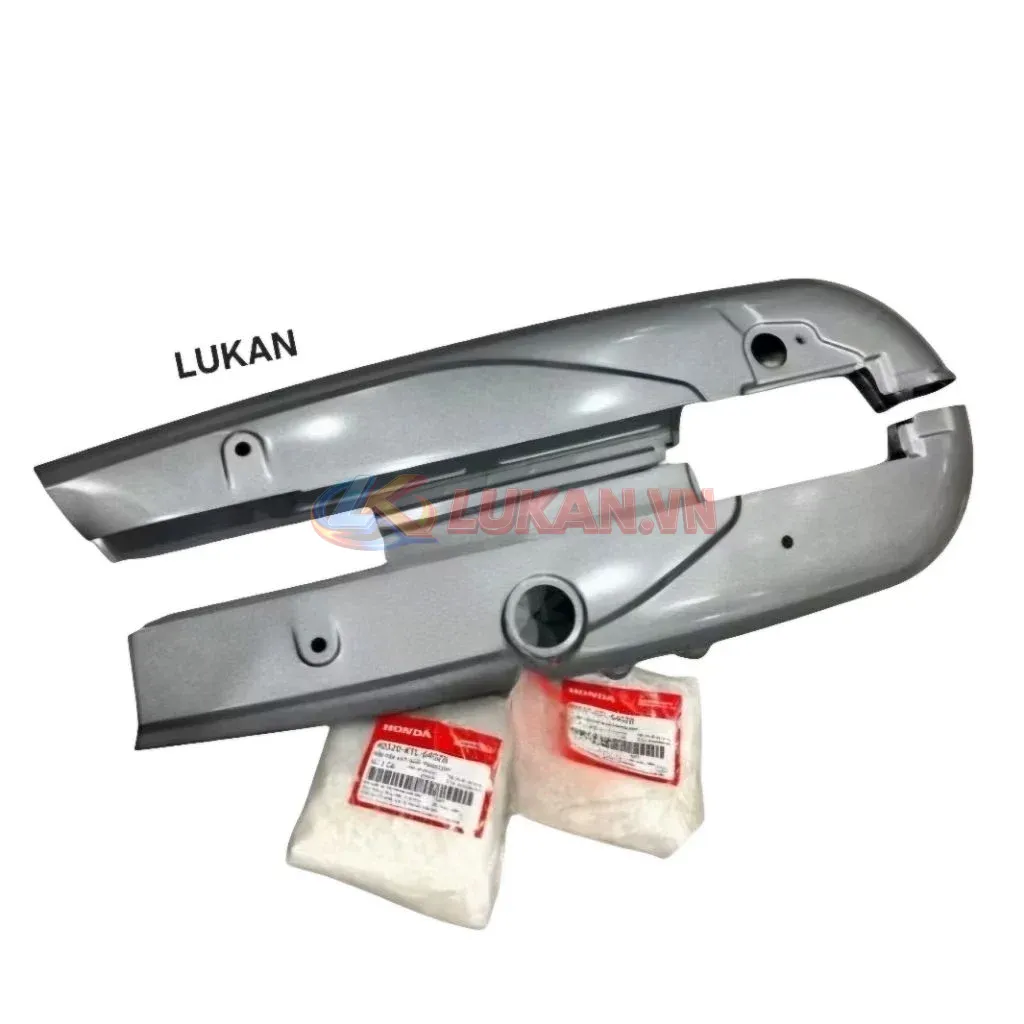 Hộp bọc xích, che sên cacte WAVE A, RS, S100, RSX... Xám zin Honda - Ảnh 4