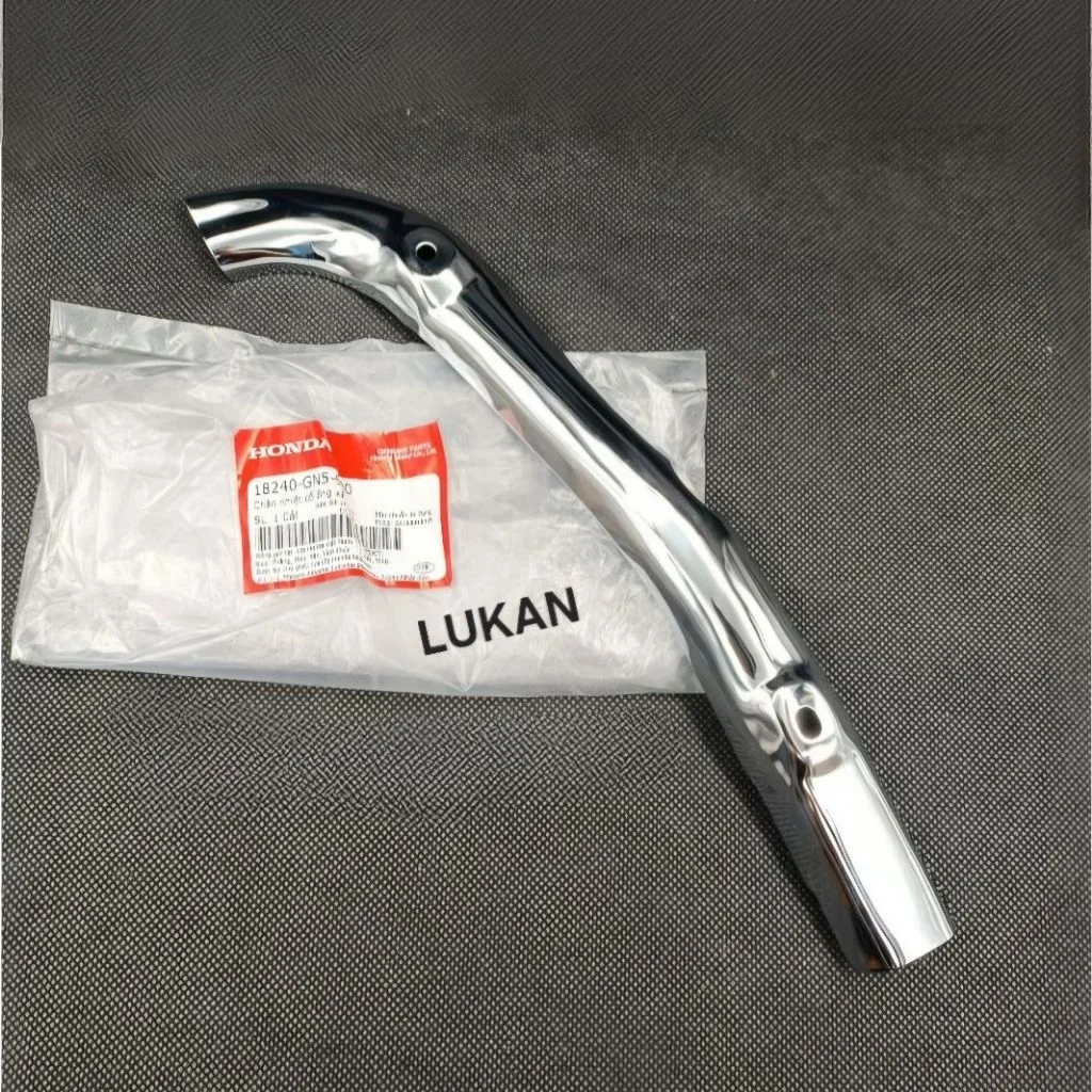 Ốp vĩ che cổ pô, ống xã xe DREAM zin chính hãng 18240-GN5-900 - Ảnh 3
