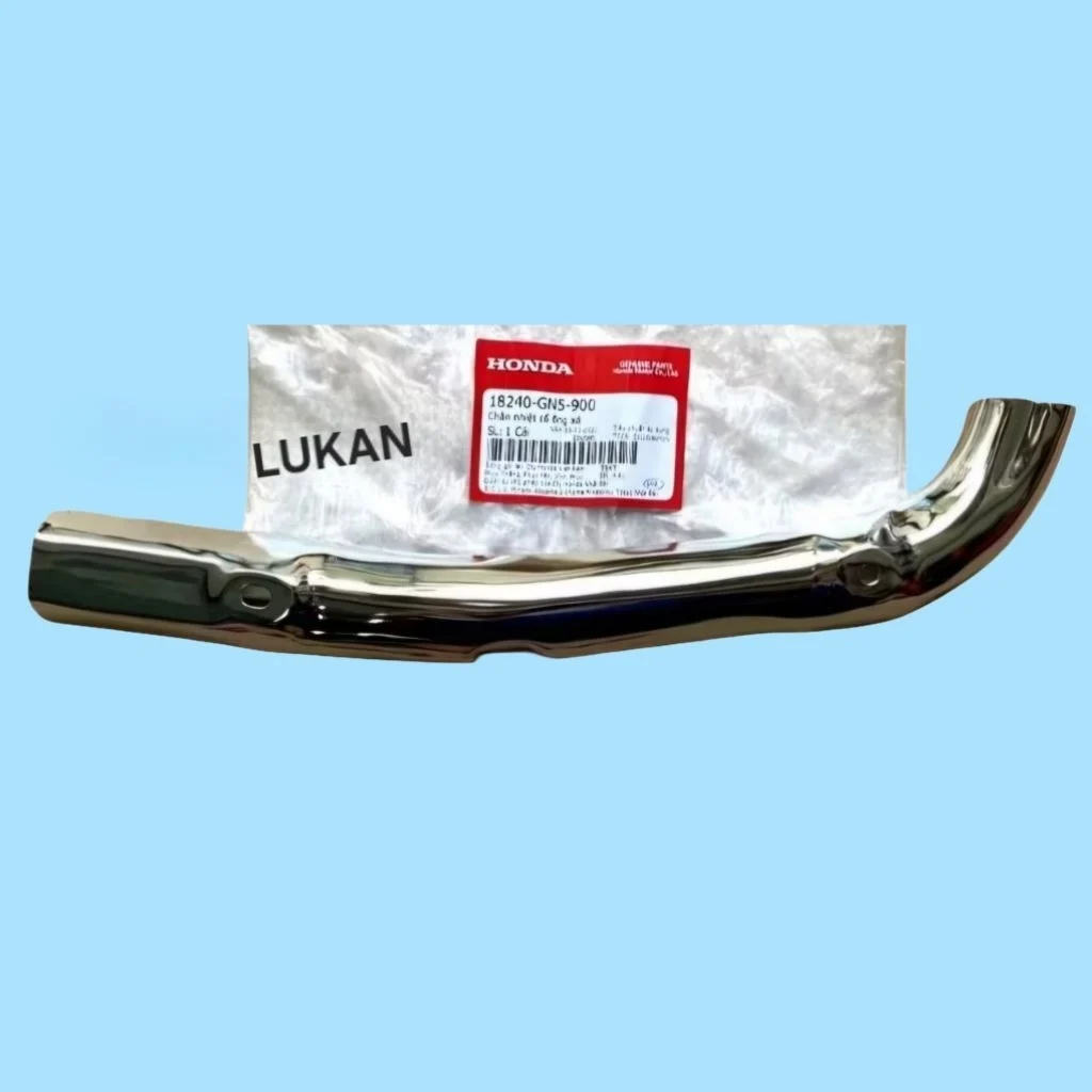 Ốp vĩ che cổ pô, ống xã xe DREAM zin chính hãng 18240-GN5-900 - Ảnh 4