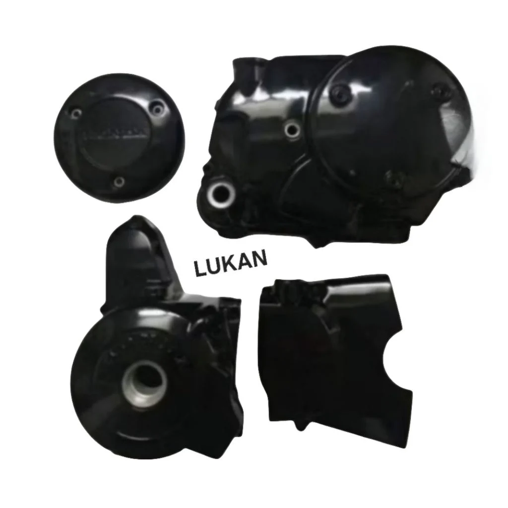 Bộ 4 nắp, ốp lốc máy xe WAVE Thái, ALPHA, A, RS... đen zin Honda - Ảnh 5