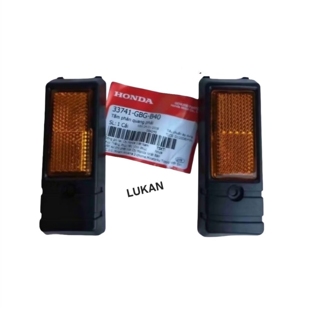 Cặp mắt mèo ốp phuộc trước xe DREAM zin Honda 33741-GBG-B40 - Ảnh 4