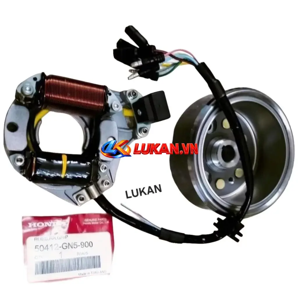 Bộ vô lăng điện, lửa 2 cuộn xe DREAM Thái, WAVE 100... zin - Ảnh 3