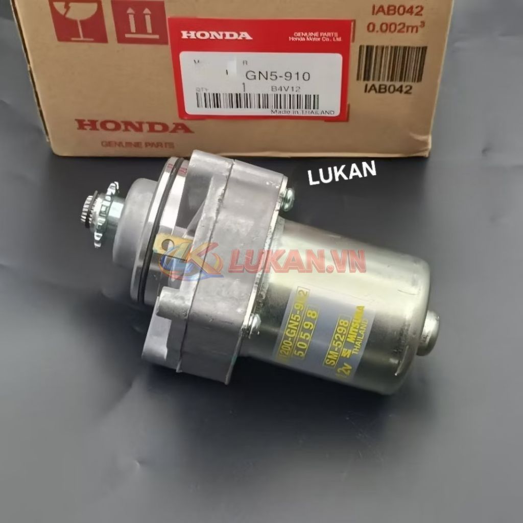 Củ motor đề khởi động xe DREAM Thái, WAVE 100... zin chính hãng có tem - Ảnh 3