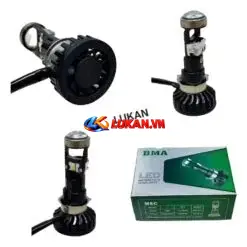 Bóng đèn Led bi cầu M8C xe DREAM, WAVE, FUTURE.... siêu sáng