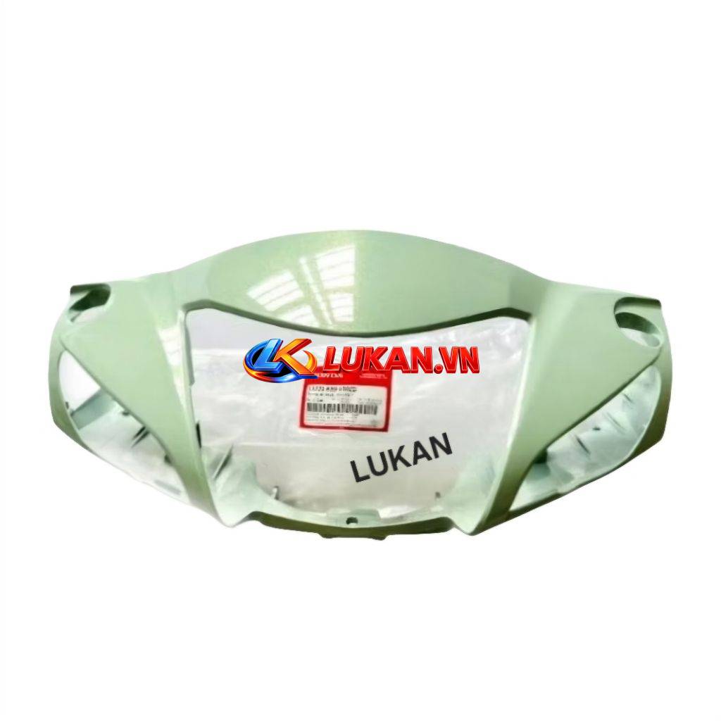 Nhựa ốp võ đầu đèn trước WAVE A, ALPHA 110... Xanh nhạt, bàn thờ zin