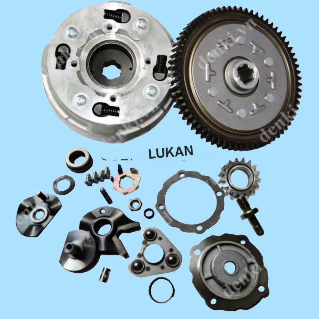 Full bộ nhông nồi côn, ly hợp xe CUB 50, 81, 84, 86... đầy đủ chi tiết - Ảnh 2
