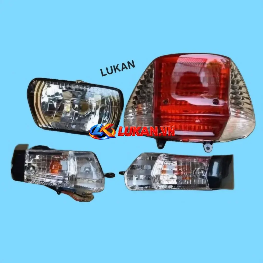 Bộ đèn xi nhan trước sau trong suốt xe DREAM hàng Thái