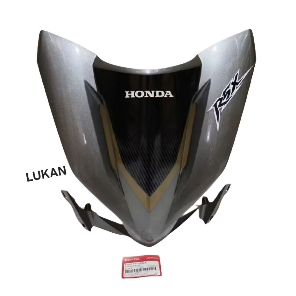 Nhựa ốp mặt nạ trước WAVE RSX 2012 siêu nhân.... Xám đen zin Honda