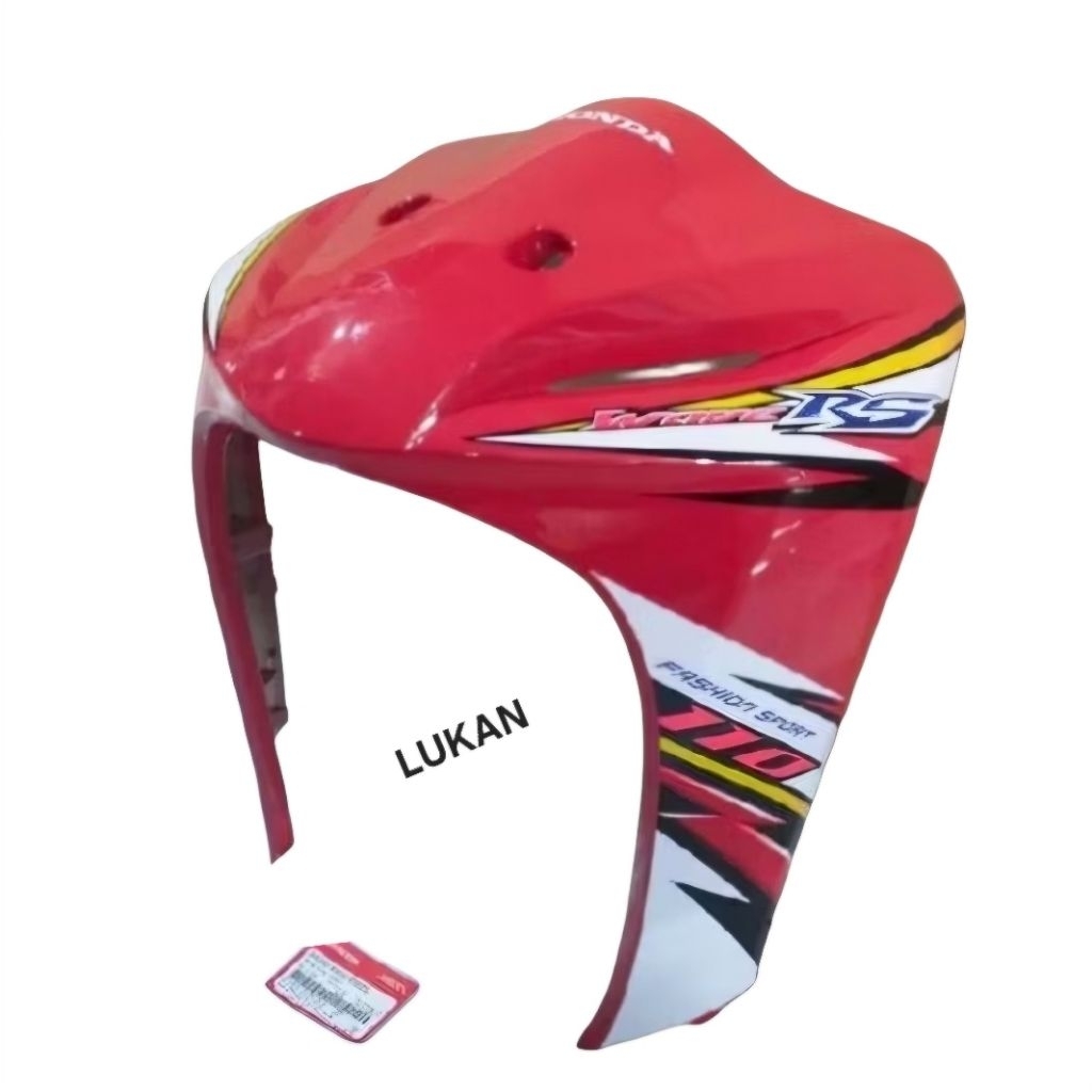 Nhựa ốp mặt nạ trước WAVE S110, RS 110.... Đỏ đô zin Honda - Ảnh 5