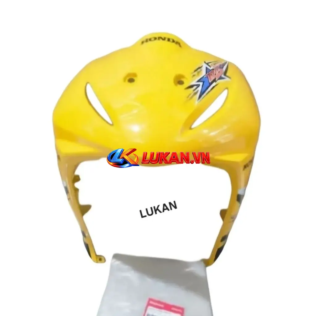 Nhựa ốp võ mặt nạ trước WAVE S110, RS 110.... Vàng zin Honda - Ảnh 3