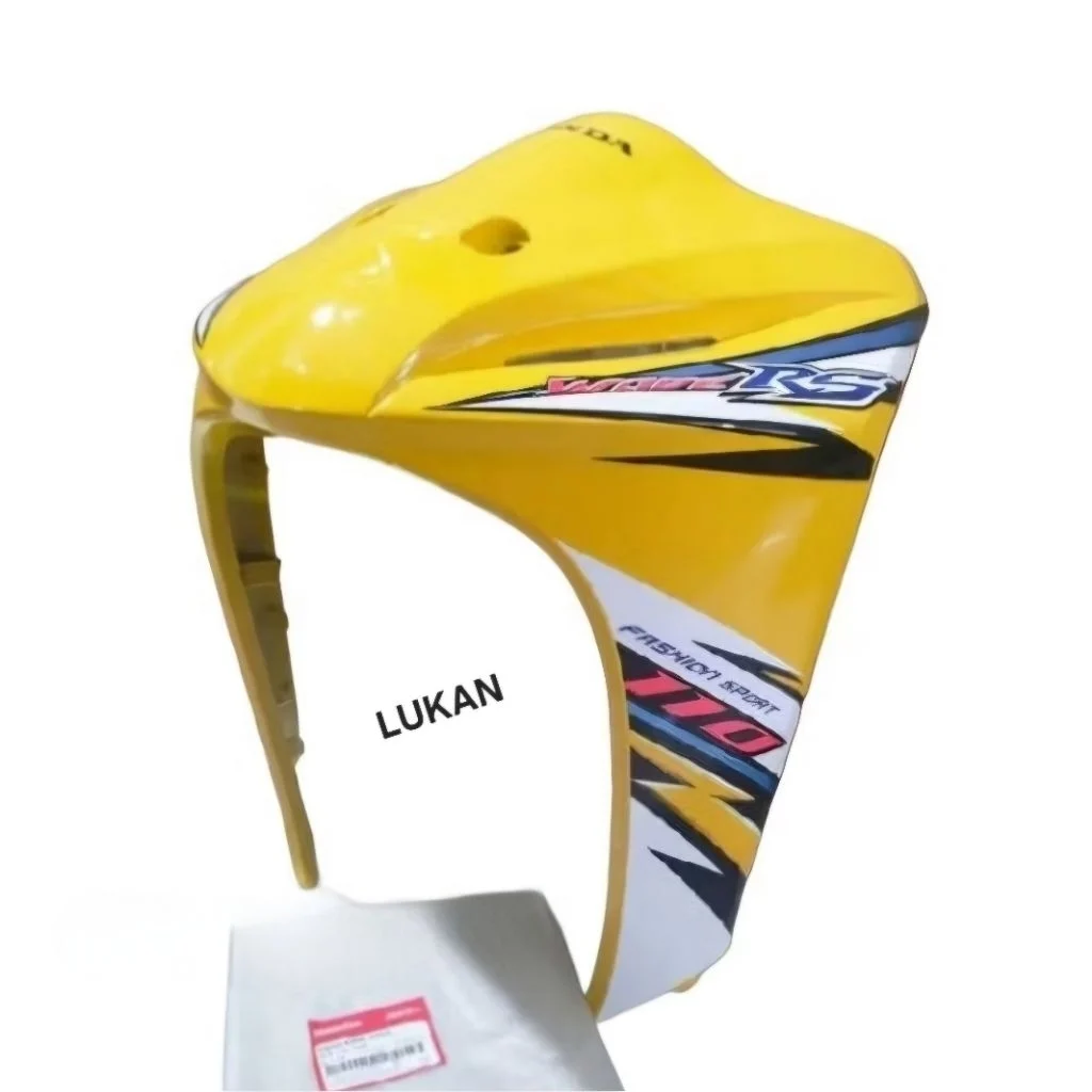 Nhựa ốp võ mặt nạ trước WAVE S110, RS 110.... Vàng zin Honda - Ảnh 5
