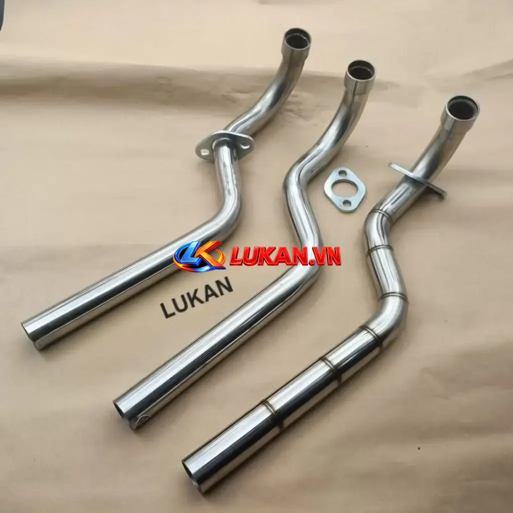 Cổ pô ống xã inox 201, 304 xe WAVE S110, RS, RSX... phi lỗ 27