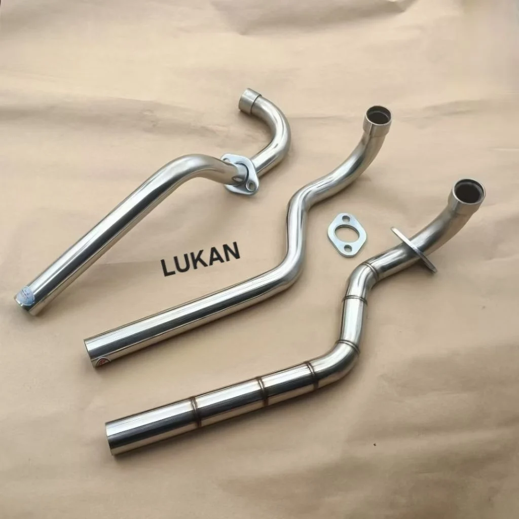 Cổ pô ống xã inox 201, 304 xe WAVE S110, RS, RSX... phi lỗ 27 - Ảnh 2