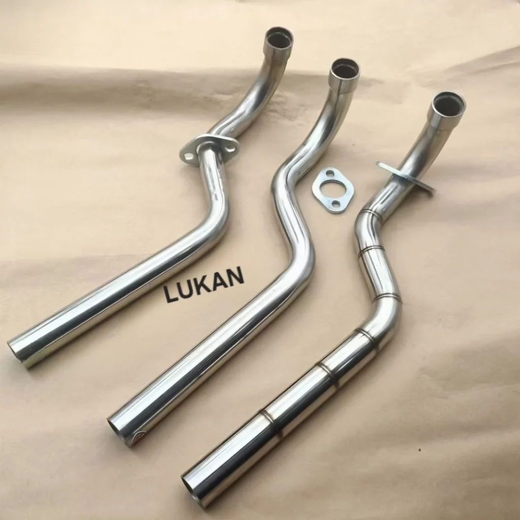 Cổ pô ống xã inox 201, 304 xe WAVE S110, RS, RSX... phi lỗ 27 - Ảnh 4