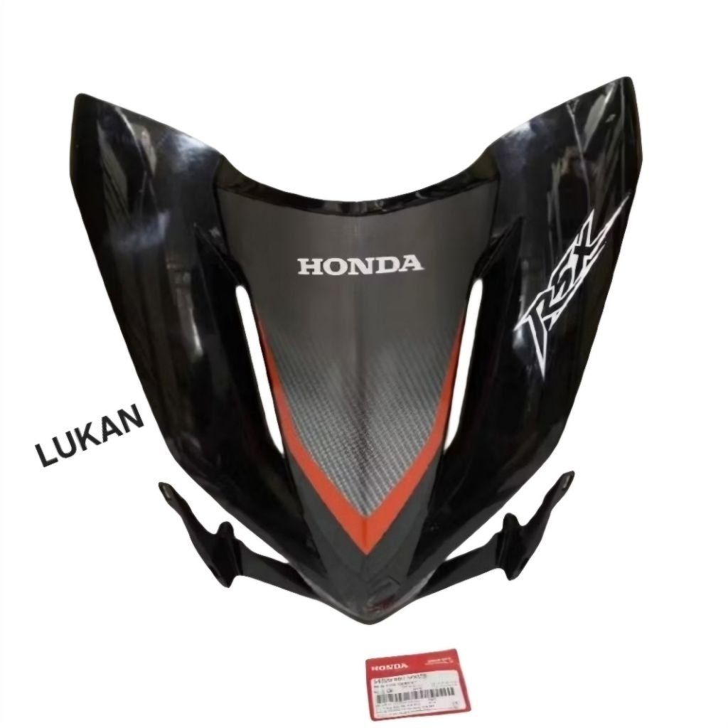 Nhựa ốp mặt nạ trước WAVE RSX 2012.... Đen siêu nhân zin Honda