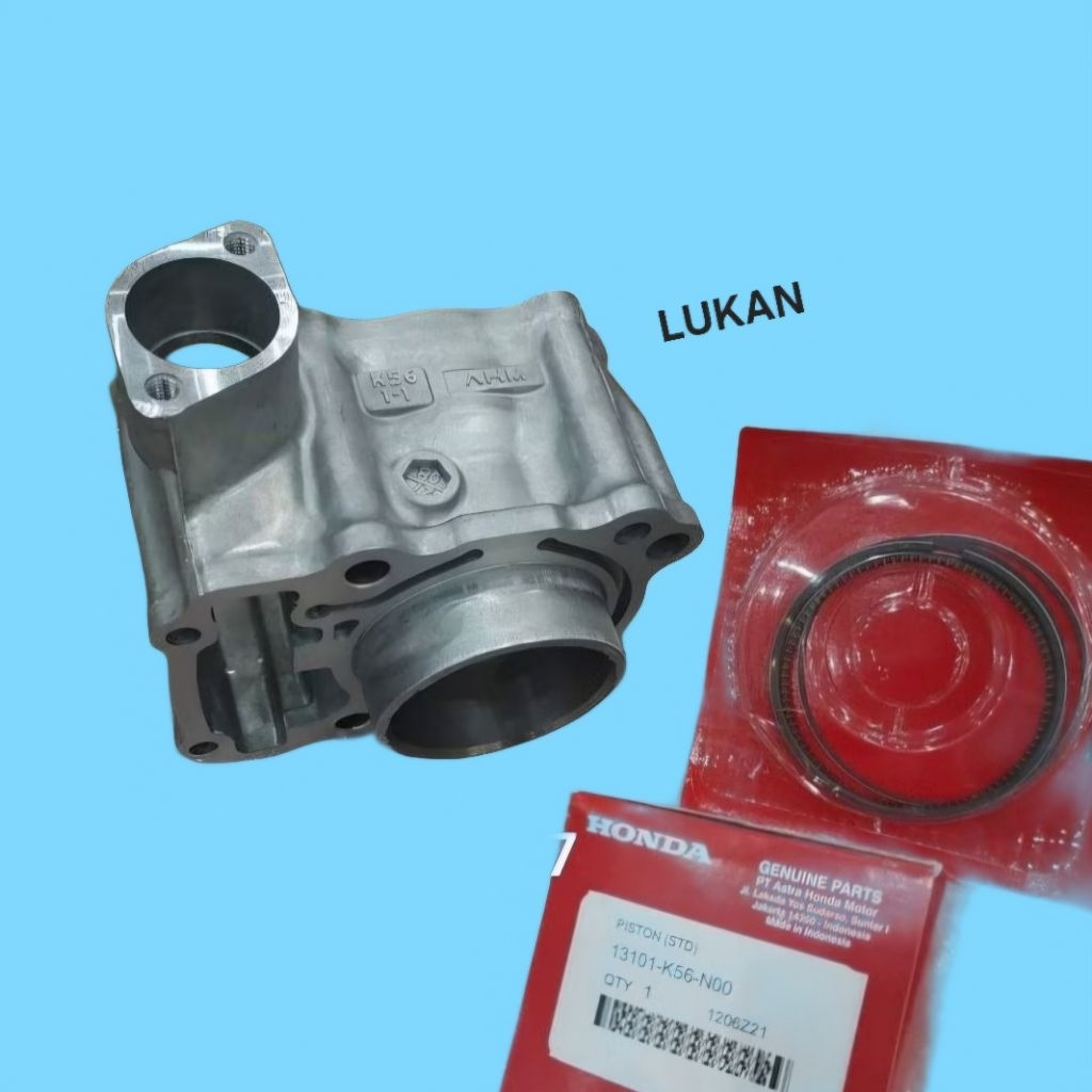 Bộ lòng, nòng hơi xi lanh xe WINNER, SONIC 150... luôn piston bạc zin Honda - Ảnh 2